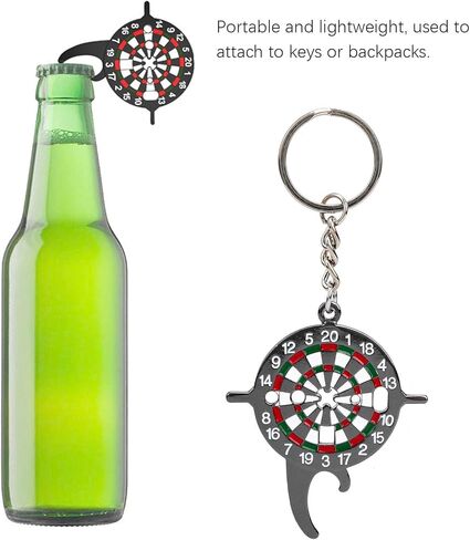 متعددة الوظائف سلسلة المفاتيح السهام مجلس أداة وجع تشديد السهام مهاوي البيرة زجاجة فتاحة كيرينغ السهام مهاوي وجع، فتاحة الزجاجات سلسلة المفاتيح لوازم الرماية 4.1x2in in Kuwait
