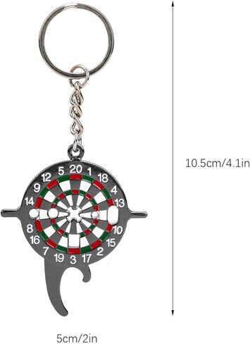 متعددة الوظائف سلسلة المفاتيح السهام مجلس أداة وجع تشديد السهام مهاوي البيرة زجاجة فتاحة كيرينغ السهام مهاوي وجع، فتاحة الزجاجات سلسلة المفاتيح لوازم الرماية 4.1x2in in Kuwait