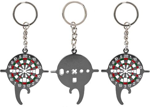 متعددة الوظائف سلسلة المفاتيح السهام مجلس أداة وجع تشديد السهام مهاوي البيرة زجاجة فتاحة كيرينغ السهام مهاوي وجع، فتاحة الزجاجات سلسلة المفاتيح لوازم الرماية 4.1x2in in Kuwait