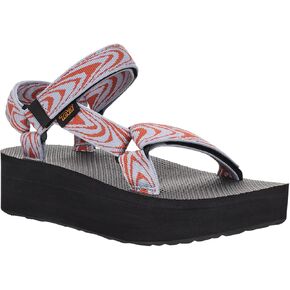 Teva Women's Flatform Universal Sport Sandal, Swerve Light Blue, 10