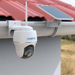 HOLACA Gutter Mount Bracket Compatible with Reolink Argus PT 3MP, Reolink Argus PT 4MP/2K, Reolink Argus PT 5MP/2K, Reolink Argus PT 4K/8MP, Reolink Go PT Ultra Security Camera and Reolink Solar Panel