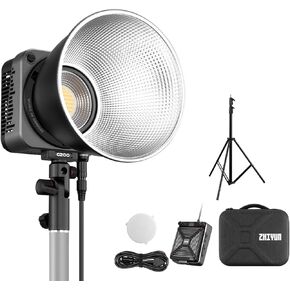 ZHIYUN Molus G200 200W COB Video Light/Light Stand for Photographry