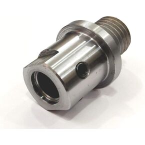 MachEl Lathe Spindle Adapter Converts Shopsmith Mark V 5/8"" Spindle to 1 x 8"" TPI Thread Chuck, Silver