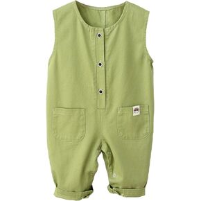 Seaur Baby Boy Girl Cotton Salss assual button bib bib sopmender pants لطيف رومبير بذلة فضفاضة