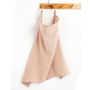 Muslin Nursing Cover for Breastfeeding Upgraded Breastfeeding Cover with Rigid Hoop, 100% Cotton (Khaki Color)
