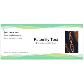 Paternity Test Kit (Personal Use Only, Results in 1-2 Days, All lab fees Included)