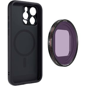 Freewell Sherpa Series Case and VND (Mist Edition 1/4) 6-9 Stop Filter Kit Compatible with iPhone 15 Pro Max