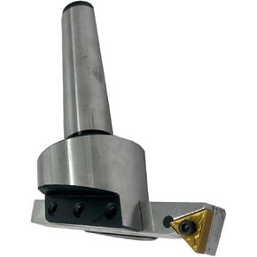 2" (50 mm) Head Diameter Fly Cutter 3MT Shank (M12 x 1.75 mm) for milling & Lathe Machine with Replaceable Carbide Insert bit Indexable Tool