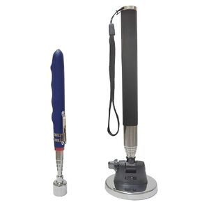 Telescopic Magnetic Pickup, a Packing 20 lbs .Small Objects Large Suction Force. Large Objects with a Large Area of 20 pounds Suction, Magnetic Sweeper.