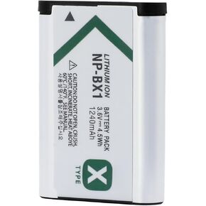 NP-BX1 Battery for Sony High-Capacity 1240mAh Replacement - Compatible with RX100 III/IV/V, ZV-1/ZV-1F, HX400 & AS100V Cameras. That Deliver Optimal Performance;