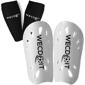 COMEEND Soccer Shin Guards for Kids and Youth Adult with Sleevs Football Shin Pads Lightweight