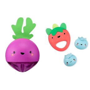 Skip Hop Baby Musical Toy Set, Farmstand, Berry Cute Band and Developmental Learning Crawl Toy Beetbox