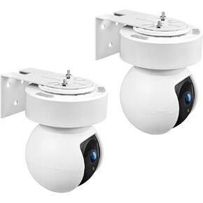 2 Pack Adhesive Wall Mount Bracket Fits for Kasa Indoor Pan/Tilt Smart Security Camera(EC70), Kasa Camera Mount Effortless Installation with Adhesive Tape or Secure Screws to Suit Your Needs