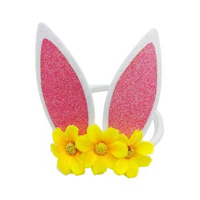 BBTDIN EASTER BUNNY TURNNY BOW BOOD Baby Girls Easter Rabbit Hair Band Bows JHE40 (