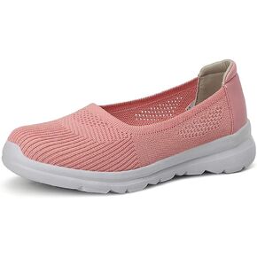 LLTMALL Women's Mesh Slip على أحذية رياضية مريحة أحذية الباليه متماسكة