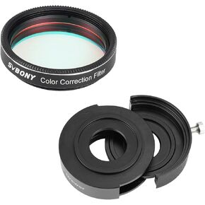 SVBONY SV226 Telescope Filter Drawer with M42-M48 Adapter Bundle with SVBONY SV231 Color Correction Filter, 1.25 inches Telescope Filter, Enhance Clarity, for Planetary Visual and Astrophotography