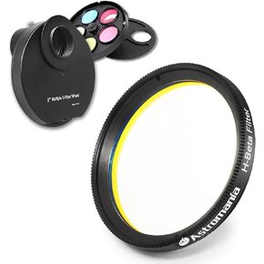 Astromania 2" Multiple 5-Position Filter Wheel - Bundle with - 2" H-Beta Filter