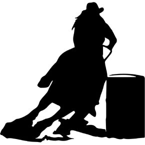 ملصق JMM Industries Barrel Racer النسائي Rodeo Cowgirl Western من الفينيل مقطوع على شكل قالب ممتص الصدمات لنافذة السيارة مقاس 6 بوصات عالي الجودة مقاوم للأشعة فوق البنفسجية (5 بوصات، وردي فاقع) in Saudi Arabia