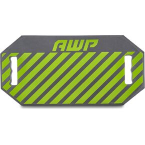 AWP Foam Kneeling Pad for Electricians, Carpenters, Mechanics, Plumbers, Landscapers & More | Shock Absorbing 1.5" Foam Kneeling Work Pad, | High Visibility Green