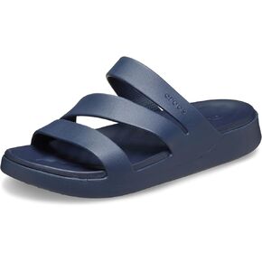 Crocs Women's Getaway Strappy Sandals, Navy, 7