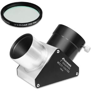 Astromania 2" IR/UV Blocking Filter - Bundle with - 2" 90-Degree Mirror Diagonal with 93%