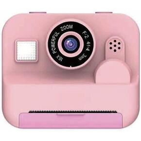 Instant Print Camera 2.4in Screen 1080P Video Phoo Digital Camera Birthday Gifts for Girls Boys Black and White Print Camera
