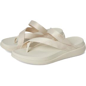 FitFlop Women's F-Mode Go Webbing Flatform Sling Toe-Post Sandals Wedge