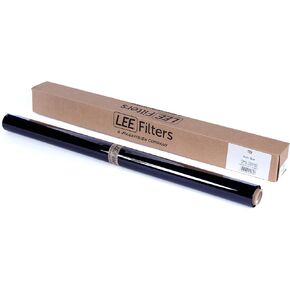 LEE Filters 119 Dark Blue Compact Roll - 2ft Wide Polyester Lighting Gel for Mood Effects Created by Back and Side Lighting - Made in the UK