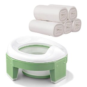 MCGMITT Portable Potty Bundled with Potty Bags