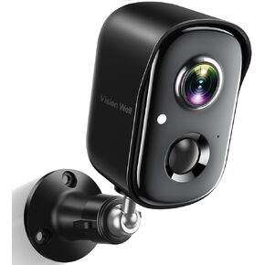 Security Cameras Wireless Outdoor, 2K Battery Powered AI Motion Detection Spotlight Siren Alarm WiFi Surveillance Indoor Home Camera, Color Night Vision, 2-Way Talk, Waterproof, Cloud/SD Storage
