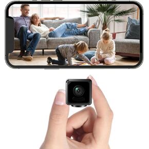 4K Mini Indoor Wireless Micro Camera Pet Small House Security Camera Nanny Smart Cameras, Night Vision Motion Detection Indoor Outdoor
