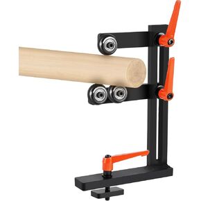 YUCHENGTECH Wood Lathe Steady Rest Lathe Tools L Type Woodworking Cast Iron Steady Rest Woodworking Lathe Center Frame with Three Adjustable Wheels Within 12in Woodworking Lathes