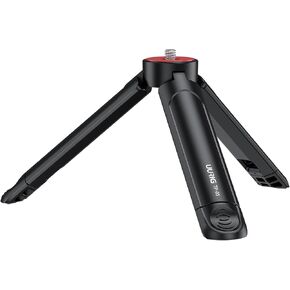 VRIG TP05 Extendable Mini Camera Tripod with 1/4" Screw, Portable Desktop Tripod Selfie Stick Handle Grip Handheld Mount for Camera Vlog Cell Phone Holder Fill-in Light Gimbal Grip Stabilizer