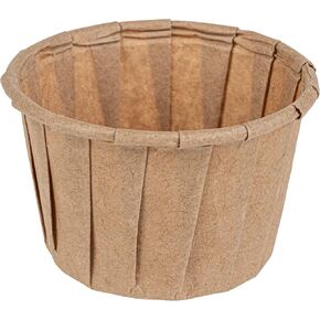 Restaurantware-Sustain 4 Ounce Portion Cups, 100 Disposable Condiment Cups - Compostable, Versatile, Kraft Paper Sample Food Cups, Stylish, For Serving Dips, Jams, Sauces, Nuts, And More in Kuwait