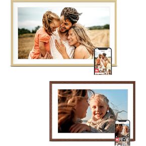 15.6'' Frameo WiFi Digital Picture Frame with 10.1'' Frameo WiFi Digital Picture Frame