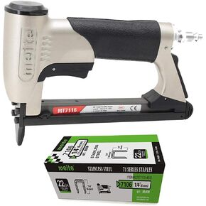 meite MT7116 with 1/4" Length 304 Stainless Steel Staples for Upholstery