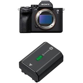 Bundle of Sony New Alpha 7S III Full-Frame Interchangeable Lens Mirrorless Camera + Sony NPFZ100 Z-Series Rechargeable Battery Pack for Alpha A7 III, A7R III, A9 Digital Cameras Black