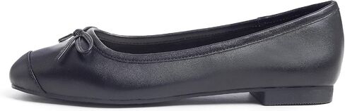 FEVERSOLE Women's Square Toe Fashion Bow Tie Dress Slip On Ballet Flats in Saudi Arabia