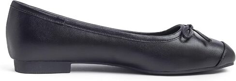FEVERSOLE Women's Square Toe Fashion Bow Tie Dress Slip On Ballet Flats in Saudi Arabia