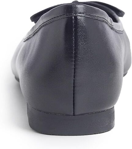 FEVERSOLE Women's Square Toe Fashion Bow Tie Dress Slip On Ballet Flats in Saudi Arabia