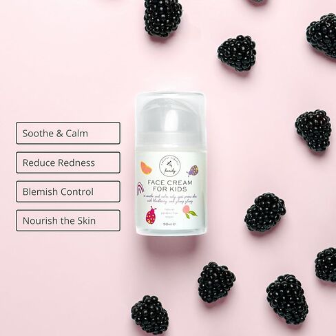 Award-Winning Kids Face Cream - Gentle & Calming Moisturizer with Natural Ingredients for Sensitive & All Skin Types - Fragrance-Free in Kuwait