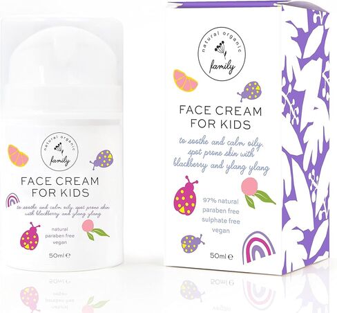 Award-Winning Kids Face Cream - Gentle & Calming Moisturizer with Natural Ingredients for Sensitive & All Skin Types - Fragrance-Free in Kuwait