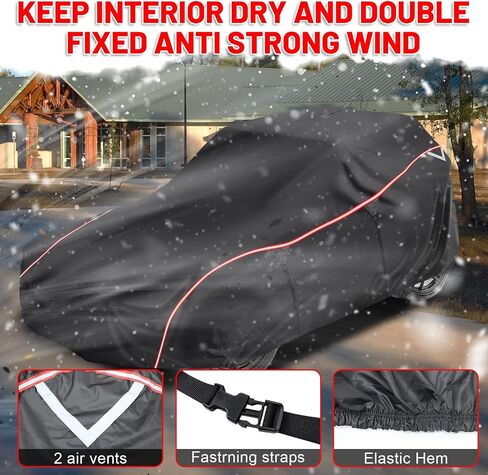 StarknightMT Slingshot Cover Waterproof Full Cover With Air Vents Compatible With Polaris Slingshot 2015-2023, All Weather Protection Covers For Indoor Outdoor Slingshot Accessories in Saudi Arabia