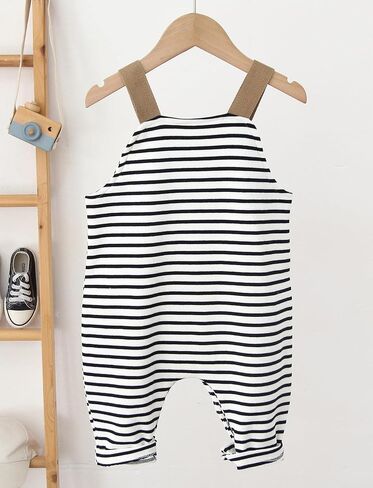 Seaur Baby Boy Girl Cotton Salss assual button bib bib sopmender pants لطيف رومبير بذلة فضفاضة in Kuwait