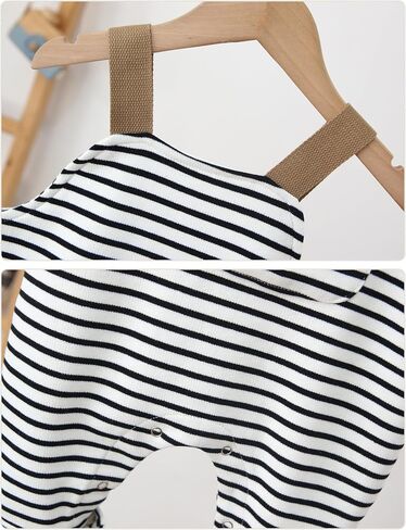Seaur Baby Boy Girl Cotton Salss assual button bib bib sopmender pants لطيف رومبير بذلة فضفاضة in Kuwait
