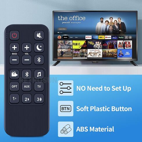 RE6214-1 RE62141 RTRE62141 Universal Soundbar Remote Control for Polk Audio Signa S1, AM6214-A Signa S2,Signa S3,Signa S4 Ultra-Slim Sound Bar in Saudi Arabia