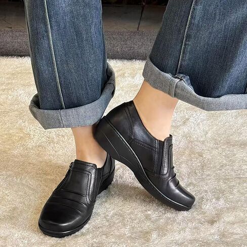 Mary Jane Flats for Women Comfortable Flats Round Toe Casual Slip On Dress Shoes for Women Dressy Office Work Shoes Size in Saudi Arabia