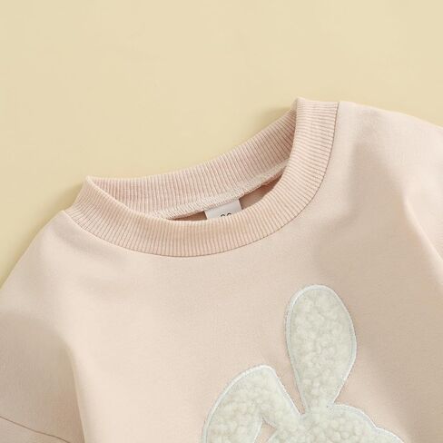 Newborn Baby Boy Girl Plush Rabbit Bubble Romper Infant Long Sleeve Crew Neck Bunny Jumpsuit Onesie in Saudi Arabia