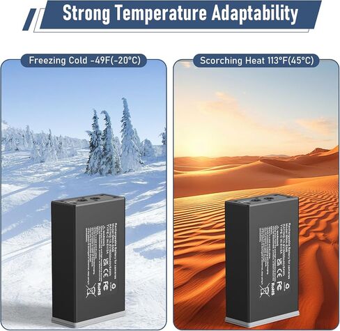 Runpower Rechargeable Battery for Moultrie Edge Series Trail Cameras, 5000mAh 54Wh Replacement Battery Pack for Moultrie Edge & Edge Series Hunting Cameras (2 Pack) in Saudi Arabia