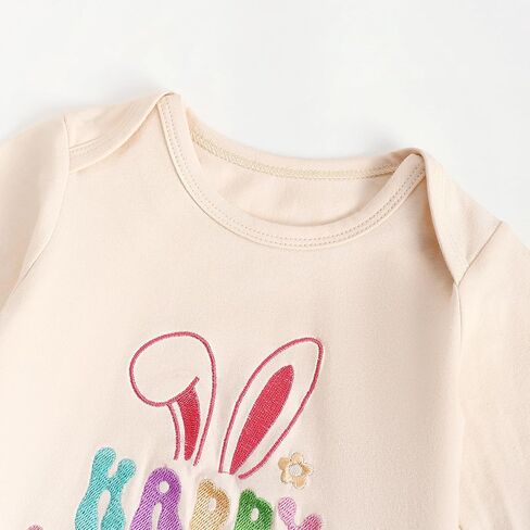 طفلة القديس باتريكز الزي يوم clover lucky Charm Long Sleeve Romper Romper Cute Clot in Saudi Arabia
